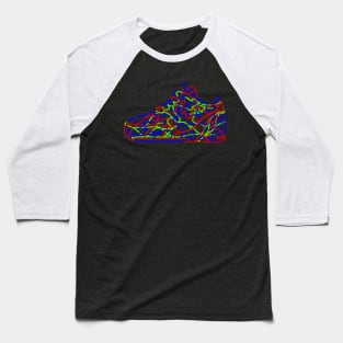 Lines Shoe - sneaker Baseball T-Shirt